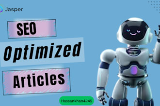 write surfer SEO optimized articles or blog posts using jasper ai