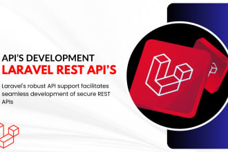 create rest apis development using laravel  also integrate third party apis