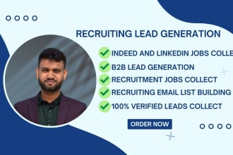 provide targeted b2b recruiting lead generation for tech companies