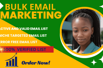 provide verified email list, email marketing, klaviyo email automation