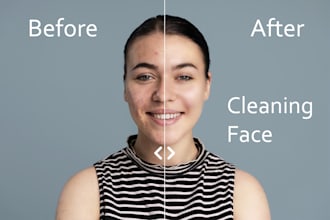 do natural colour grading retouch face