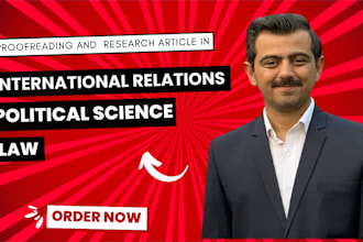 do content and creative writing on law, international relation,political science