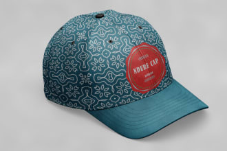 design your cap ,snapback ,hat artwork and mockup