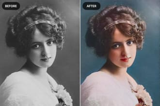 add color to your photos and restore damaged or faded photos