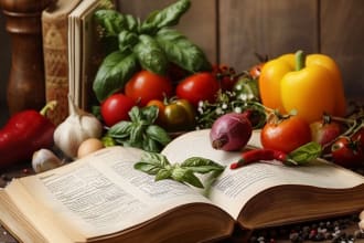 write high quality food recipes, cookbooks, recipe book, and ebooks