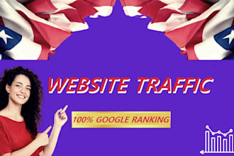 do organic website traffic to increase sales UK,US