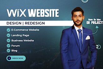 do wix website design or redesign wix website