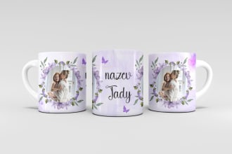 do personalized mug designs, custom photo mugs
