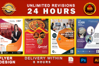 design real estate flyer or corporate flyer design for you
