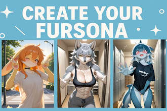 make 2d furry art nsfw or sfw of you or your fursona