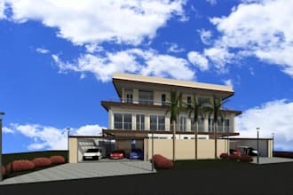 create 2d and 3d architectural models using revit