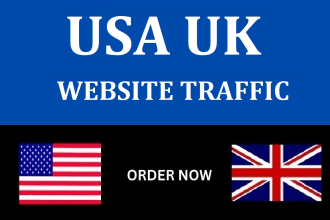 do organic website traffic to increase sales UK,USA