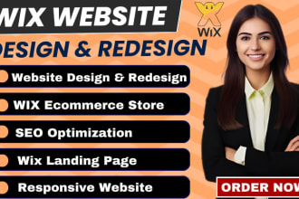 create wix website design wix website redesign develop wix website wix studio