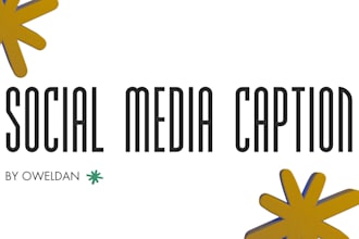 write caption for your social media