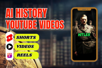 create ai youtube shorts  ai reels and  ai history shorts