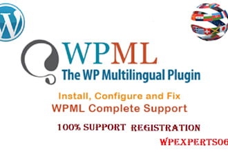 install wpml multilingual cms plugin original with life time updates