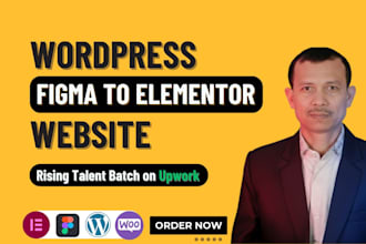 convert figma to wordpress PSD to wordpress figma to elementor