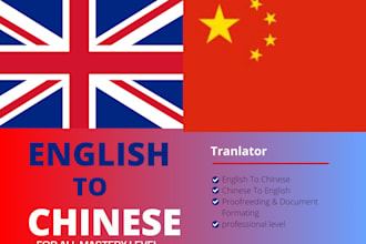 translate english to chinese professionally