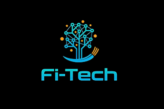 create modern technology, software, digital, tech logo design
