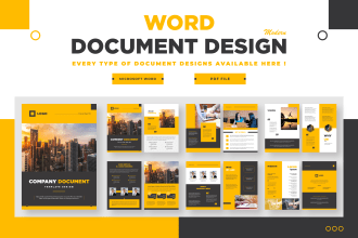 design, edit and format your word document