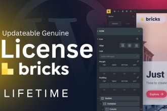 install bricks builder lifetime genuine license with auto updates