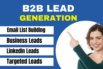 do b2b lead generation and build prospect email list