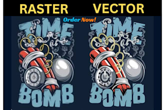 do manual vector tracing,raster to vector,image to vector