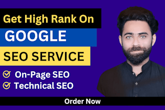 do on page SEO and technical optimization to rank your website higher on google