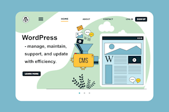 manage, maintain, support, and update wordpress efficiently