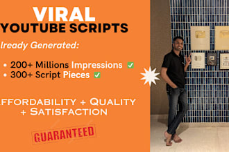 write viral youtube scripts in hindi and english