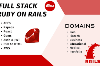 build full stack ruby on rails application