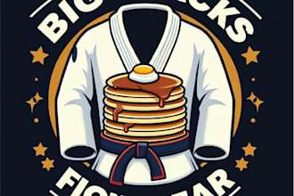 do elegant, emblem martial arts clothing apparel logo design