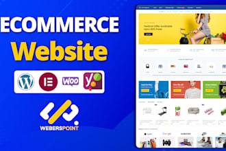 build custom wordpress woocommerce website or wordpress website development