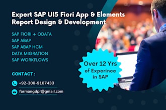 provide sap abap, fiori, ui5, odata, data migration support