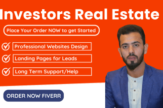 build real estate investment websites for property investors