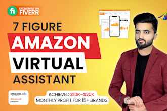 be your professional amazon account manager and expert amazon virtual assistant