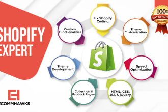 do shopify customization coding, expert bug fixes