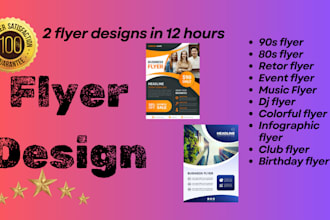 design a professional flyer for your business