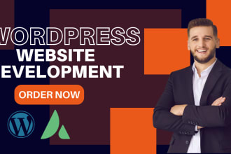 create a complete website in avada wordpress theme
