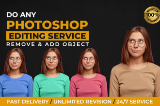 do any photoshop editing, add or remove object from image