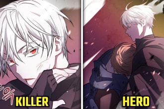 create manhwa or manhua recap thumbnail for your videos