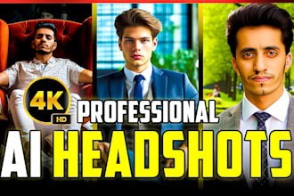 create realistic headshots, selfies convert into ai photos, ai headshots