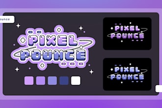 design cute custom logo for streamer or vtuber