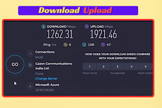 download and upload anything from the internet fast