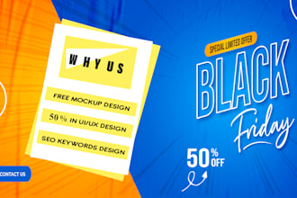 design and develop custom website with UX, UI mockup design for free