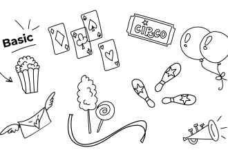 draw cute line art minimalist doodle illustrations