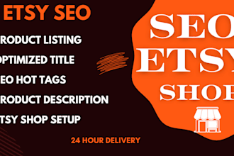 etsy product listings, manage your etsy shop and optimize etsy SEO