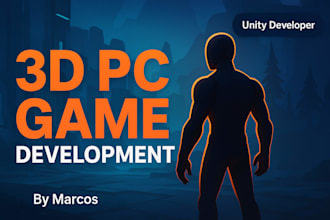 develop a professional 3d PC game in unity
