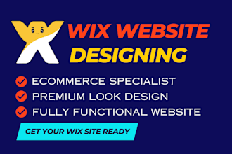 build professional wix website or wix store