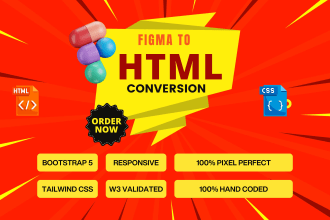 do website design using HTML, CSS, js, bootstrap, tailwind responsive website
